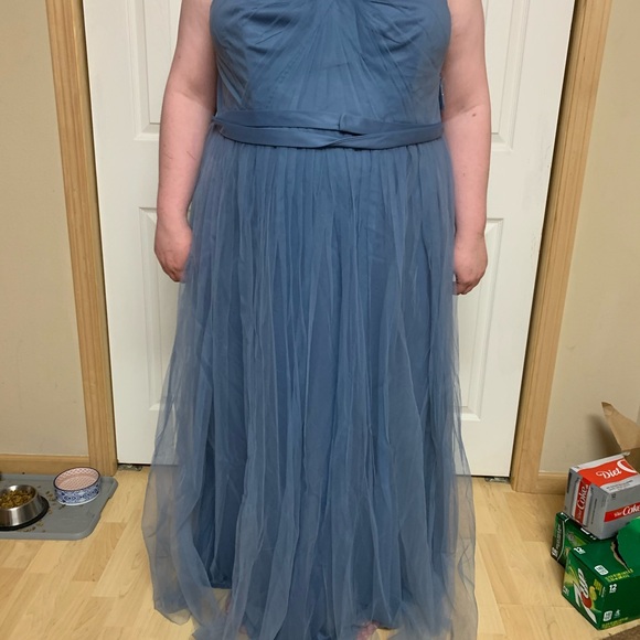 David's Bridal Dresses & Skirts - Style-Your-Way 6 Tie Tulle Bridesmaid Dress